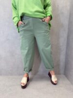 Pantalon Coupe Ballon Taille Élastiquée – Silhouette Moderne Grande Taille – Image 6