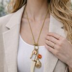 Sautoir Doré Multi Breloques Esprit Bohème Chic