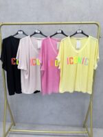 T-Shirt Grande Taille Iconic Col V Coupe Fluide – Image 3