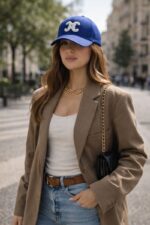 Casquette En Coton Logo Brodé Esprit Casual Chic