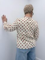 Chemise Grande Taille Pois Marine & Blanc – Esprit Chic Parisien – Image 6