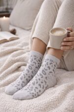 Chaussettes Léopard Pastel