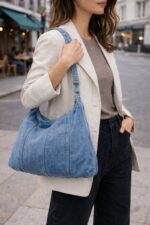 Sac Denim Grand Format Esprit Casual Urbain