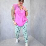 Blouse Grande Taille Fluide À Encolure Dentelle