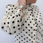 Chemise Grande Taille Pois Marine & Blanc – Esprit Chic Parisien