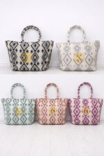 Sac Cabas Œil Brodé Esprit Bohème Chic – Image 2