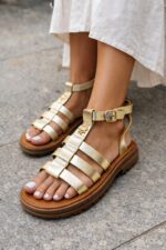 Sandales Plates Esprit Gladiateur Moderne