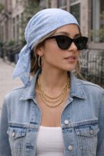 Carré Bandana Imprimé Paisley – Image 2