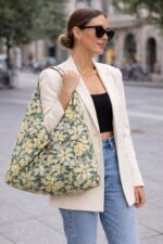 Sac Tissu Imprimé Floral