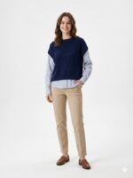 Pull Superposé Effet Chemise Intégrée – Image 2