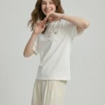 T-Shirt Oversize Fleur En Relief