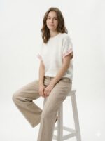 Pull Manches Courtes Détail Liberty – Image 3