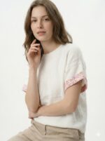 Pull Manches Courtes Détail Liberty – Image 4