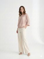 Top Lurex Fluide À Manches Amples – Image 3