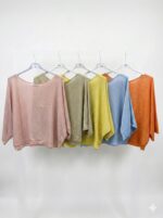 Top Lurex Fluide À Manches Amples – Image 5