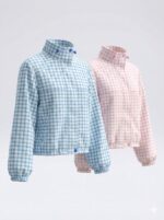 Veste Déperlante À Motif Carreaux Esprit Casual Chic – Image 3