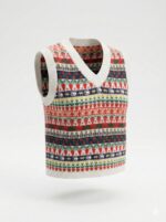 Pull Sans Manches Jacquard Graphique Esprit Love – Image 3