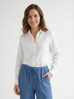 Pantalon Fluide Effet Denim À Taille Élastiquée – Image 2