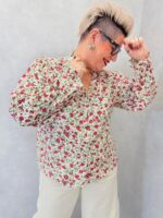 Blouse Fluide À Imprimé Fleuri – Charme Printanier Grande Taille – Image 5