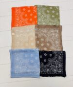 Carré Bandana Imprimé Paisley – Image 3