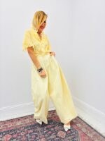 Pantalon Coupe Barrel Taille Haute Esprit Moderne Chic – Image 9