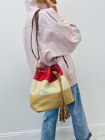 Sac Seau Tressé Inspiration Chic À Pompon – Image 8