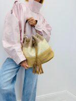 Sac Seau Tressé Inspiration Chic À Pompon – Image 2