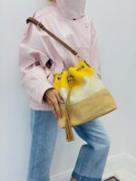 Sac Seau Tressé Inspiration Chic À Pompon – Image 7