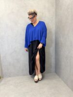 Pull Fluide Grande Taille À Col V – Coupe Ample & Couleurs Vitaminées – Image 4