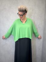 Pull Fluide Grande Taille À Col V – Coupe Ample & Couleurs Vitaminées – Image 7