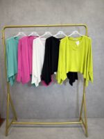 Pull Fluide Grande Taille À Col V – Coupe Ample & Couleurs Vitaminées – Image 9