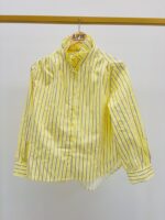 Chemise Rayée À Col Victorien Esprit Chic Lumineux – Image 4