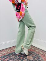 Jean Coupe Wide Leg À Poches Tressées Esprit Vintage Chic – Image 6