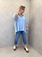 Chemise fluide oversize grande taille – Élégance douce & confort absolu – Image 4
