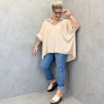 Chemise fluide oversize grande taille – Élégance douce & confort absolu