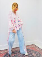 Chemise En Gaze De Coton Brodée Esprit Bohème Coloré – Image 3