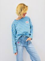 Pull Rayé Esprit Casual Chic En Coton Doux – Image 3