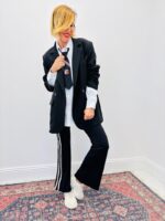 Pantalon Legging Flare À Bandes Latérales – Image 3