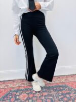 Pantalon Legging Flare À Bandes Latérales