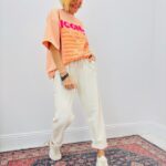 Pantalon Jogg En Coton Doux À Coupe Décontractée