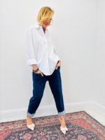 Pantalon Denim Style Sarouel – Confort & Modernité – Image 2