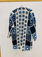 Gilet Long Crochet Bohème Graphique – Image 4