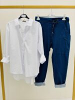 Pantalon Denim Style Sarouel – Confort & Modernité – Image 4