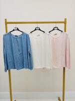 Top Satiné En Viscose À Manches Longues – Image 7