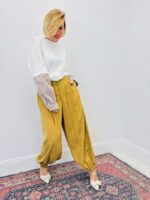 T-Shirt Manches Longues Trompe-L’Œil En Coton – Image 2