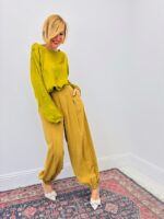 Top Satiné En Viscose À Manches Longues – Image 4