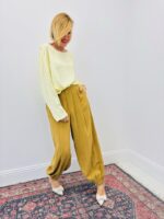 Top Satiné En Viscose À Manches Longues – Image 2