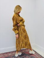 Robe Longue Ceinturée En Viscose Imprimée – Image 2