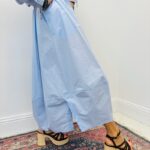 Jupe Boule En Coton À Taille Élastiquée