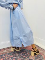 Jupe Boule En Coton À Taille Élastiquée